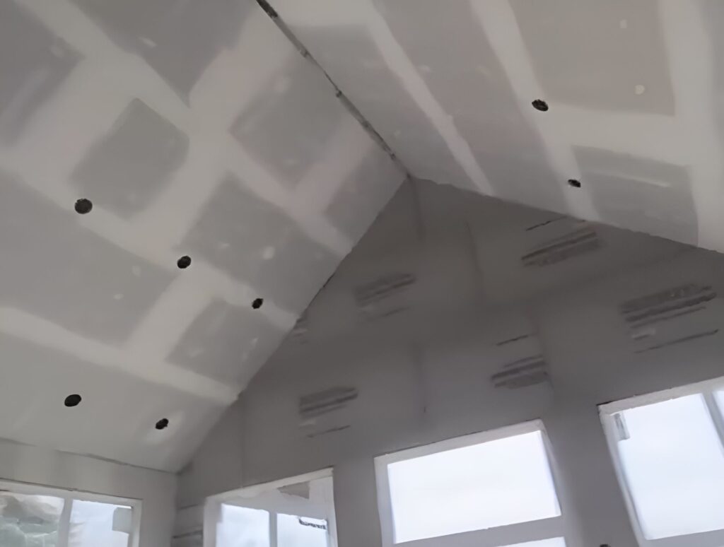 Drywall work completed by All Star Walls Contractor in Edmonton